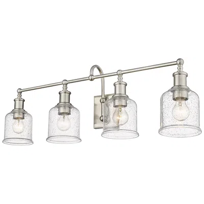 Z-lite Bryant 32" Wide Brushed Nickel 4-light Vanity Bath Light