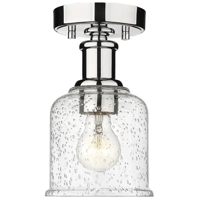 Z-lite Bryant By  Chrome 1 Light Flush Mount