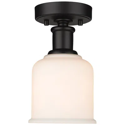 Z-lite Bryant By  Matte Black 1 Light Flush Mount