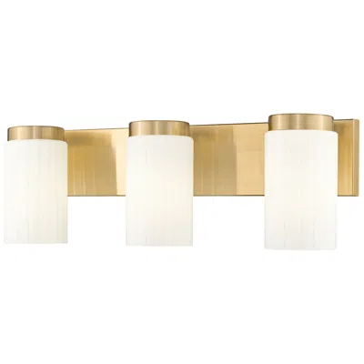 Z-lite Burk 22 1/2" Wide Luxe Gold 3-light Vanity Bath Light