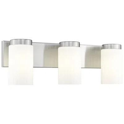 Z-lite Burk By  Brushed Nickel 22.5 Inch 3 Light Vanity