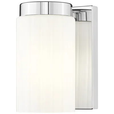 Z-lite Burk By  Chrome 4.25 Inch 1 Light Wall Sconce