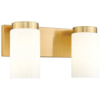 Z-lite Burk By  Luxe Gold 13.75 Inch 2 Light Vanity