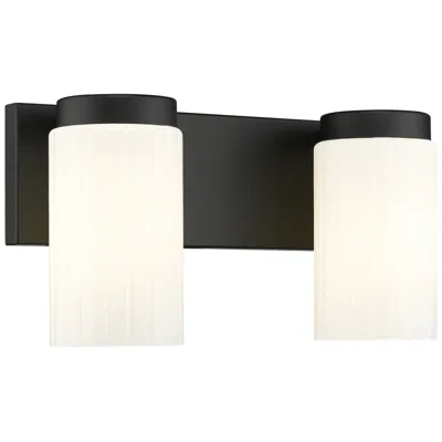 Z-lite Burk By  Matte Black 13.75 Inch 2 Light Vanity