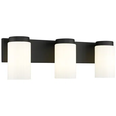 Z-lite Burk By  Matte Black 22.5 Inch 3 Light Vanity