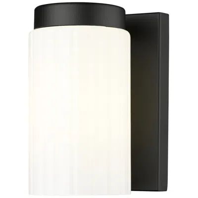 Z-lite Burk By  Matte Black 4.25 Inch 1 Light Wall Sconce