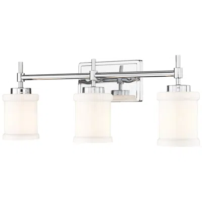 Z-lite Cadoc 23 1/2" Wide Chrome 3-light Bath Light