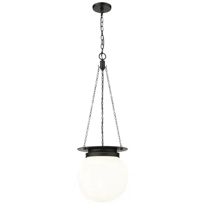 Z-lite Calhoun 13" Wide Matte Black Pendant Light