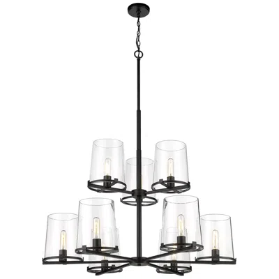 Z-lite Callista By  Matte Black 38 Inch 9 Light Chandelier