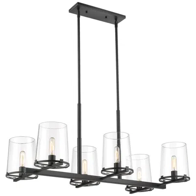 Z-lite Callista By  Matte Black 43.5 Inch 6 Light Chandelier