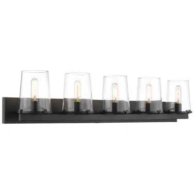 Z-lite Callista By  Matte Black 47 Inch 5 Light Vanity
