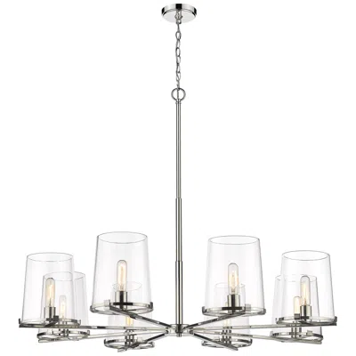 Z-lite Callista By  Polished Nickel 44 Inch 8 Light Chandelier