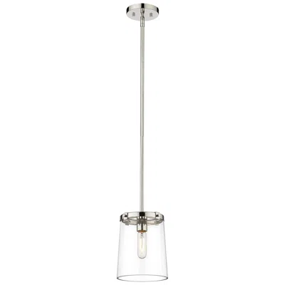 Z-lite Callista By  Polished Nickel 7.5 Inch 1 Light Mini Pendant