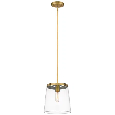 Z-lite Callista By  Rubbed Brass 10 Inch 1 Light Pendant