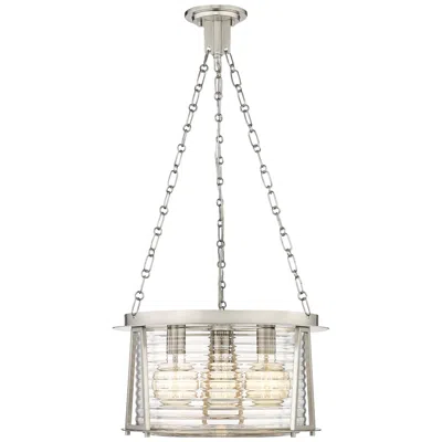 Z-lite Cape Harbor 18" Wide Brushed Nickel 3-light Pendant