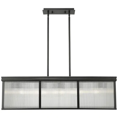 Z-lite Carnaby By  Matte Black 10 Light Pendant