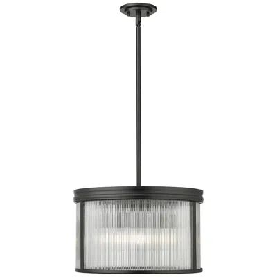Z-lite Carnaby By  Matte Black 5 Light Pendant