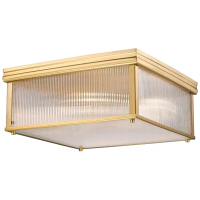 Z-lite Carnaby By  Modern Gold 4 Light Flush Mount