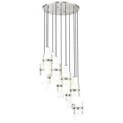 Z-lite Cayden By  Brushed Nickel 11 Light Chandelier
