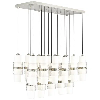 Z-lite Cayden By  Brushed Nickel 17 Light Linear Chandelier
