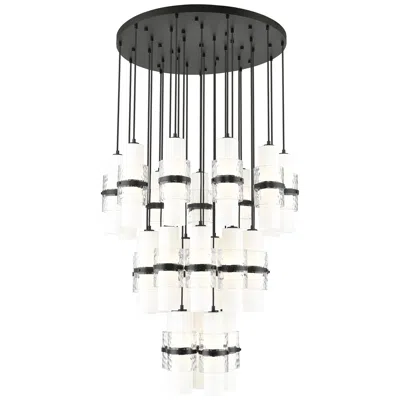 Z-lite Cayden By  Matte Black 27 Light Chandelier