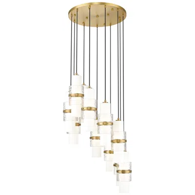 Z-lite Cayden By  Modern Gold 11 Light Chandelier