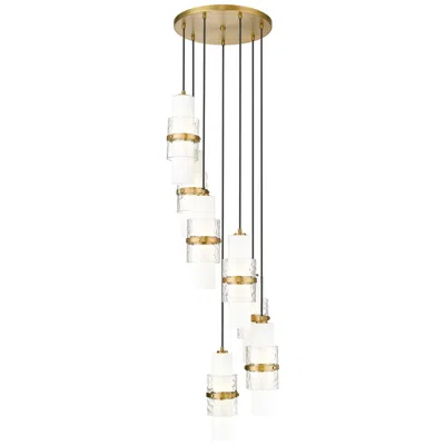 Z-lite Cayden By  Modern Gold 7 Light Chandelier