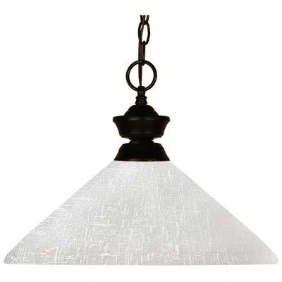 Z-lite Challenger By  Bronze 1 Light Pendant