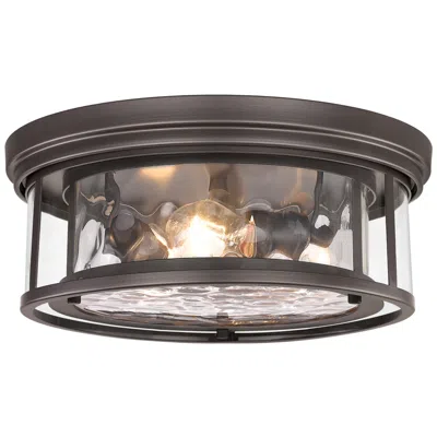 Z-lite Clarion 16" Wide Bronze 3-light Ceiling Light