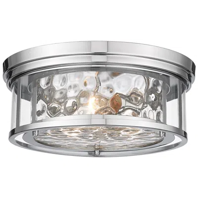 Z-lite Clarion 16" Wide Polished Nickel 3-light Ceiling Light