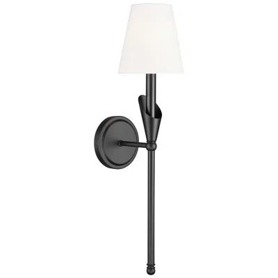 Z-lite Claudelle By  Matte Black 1 Light Wall Sconce
