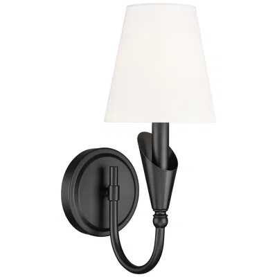 Z-lite Claudelle By  Matte Black 1 Light Wall Sconce