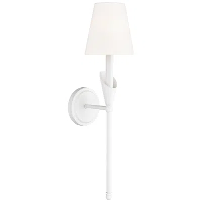 Z-lite Claudelle By  Textured White 1 Light Wall Sconce