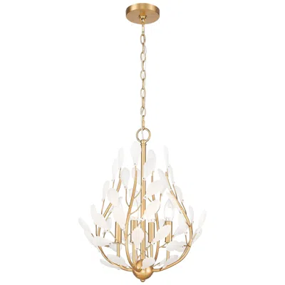 Z-lite Claudine By  18 Inch Modern Gold 4 Light Chandelier