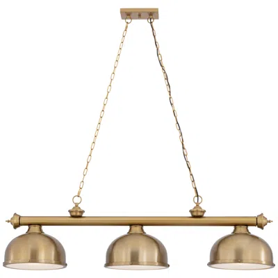 Z-lite Cordon  By  3 Light Billiard In Gold