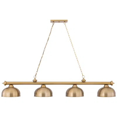 Z-lite Cordon  By  4 Light Billiard In Gold