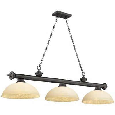 Z-lite Cordon By  Bronze 3 Light Billiard Light
