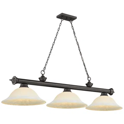 Z-lite Cordon By  Bronze 3 Light Billiard Light