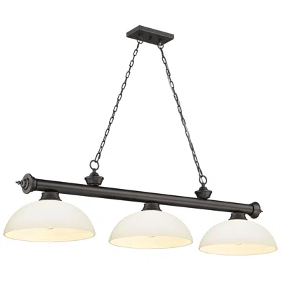 Z-lite Cordon By  Bronze 3 Light Billiard Light