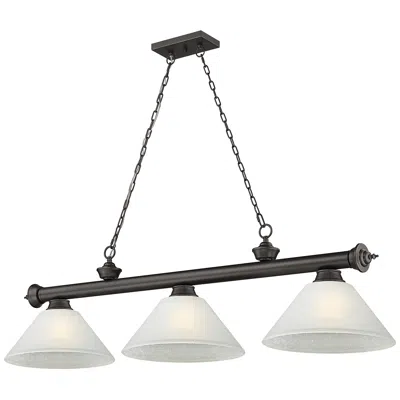 Z-lite Cordon By  Bronze 3 Light Billiard Light