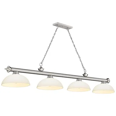 Z-lite Cordon By  Brushed Nickel 4 Light Billiard Light