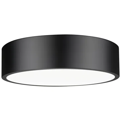 Z-lite Coronado By  Matte Black 16 Inch 1 Light Flush Mount