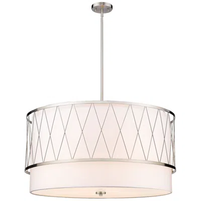 Z-lite Dalton By  Brushed Nickel 32 Inch 5 Light Pendant