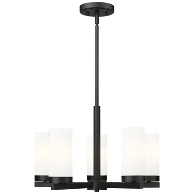 Z-lite Danica By  Matte Black 19.5 Inch 5 Light Chandelier