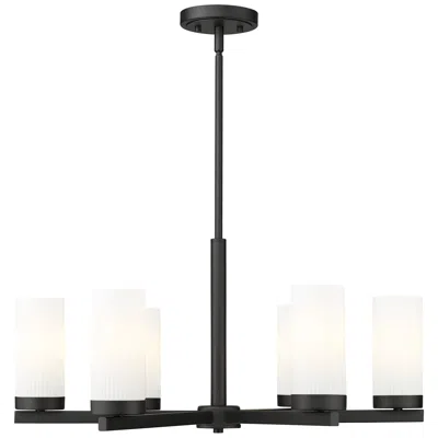 Z-lite Danica By  Matte Black 26 Inch 6 Light Chandelier