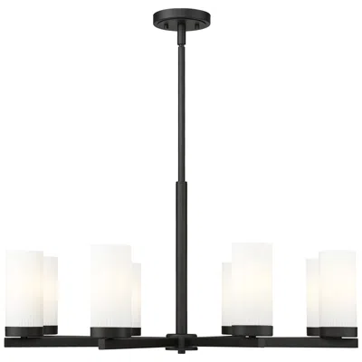 Z-lite Danica By  Matte Black 31.5 Inch 8 Light Chandelier