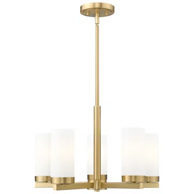 Z-lite Danica By  Modern Gold 19.5 Inch 5 Light Chandelier