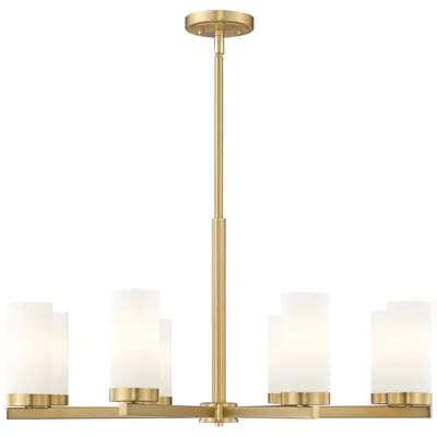 Z-lite Danica By  Modern Gold 31.5 Inch 8 Light Chandelier