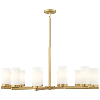 Z-lite Danica By  Modern Gold 39 Inch 12 Light Chandelier