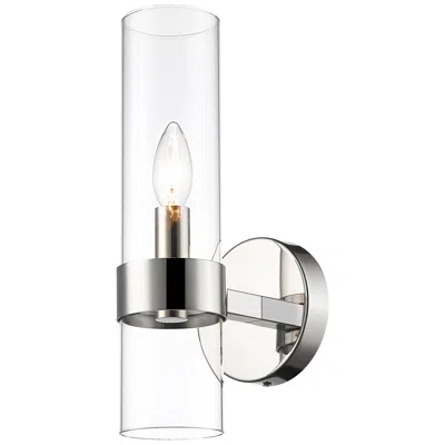 Z-lite Datus 13" High Polished Nickel Wall Sconce
